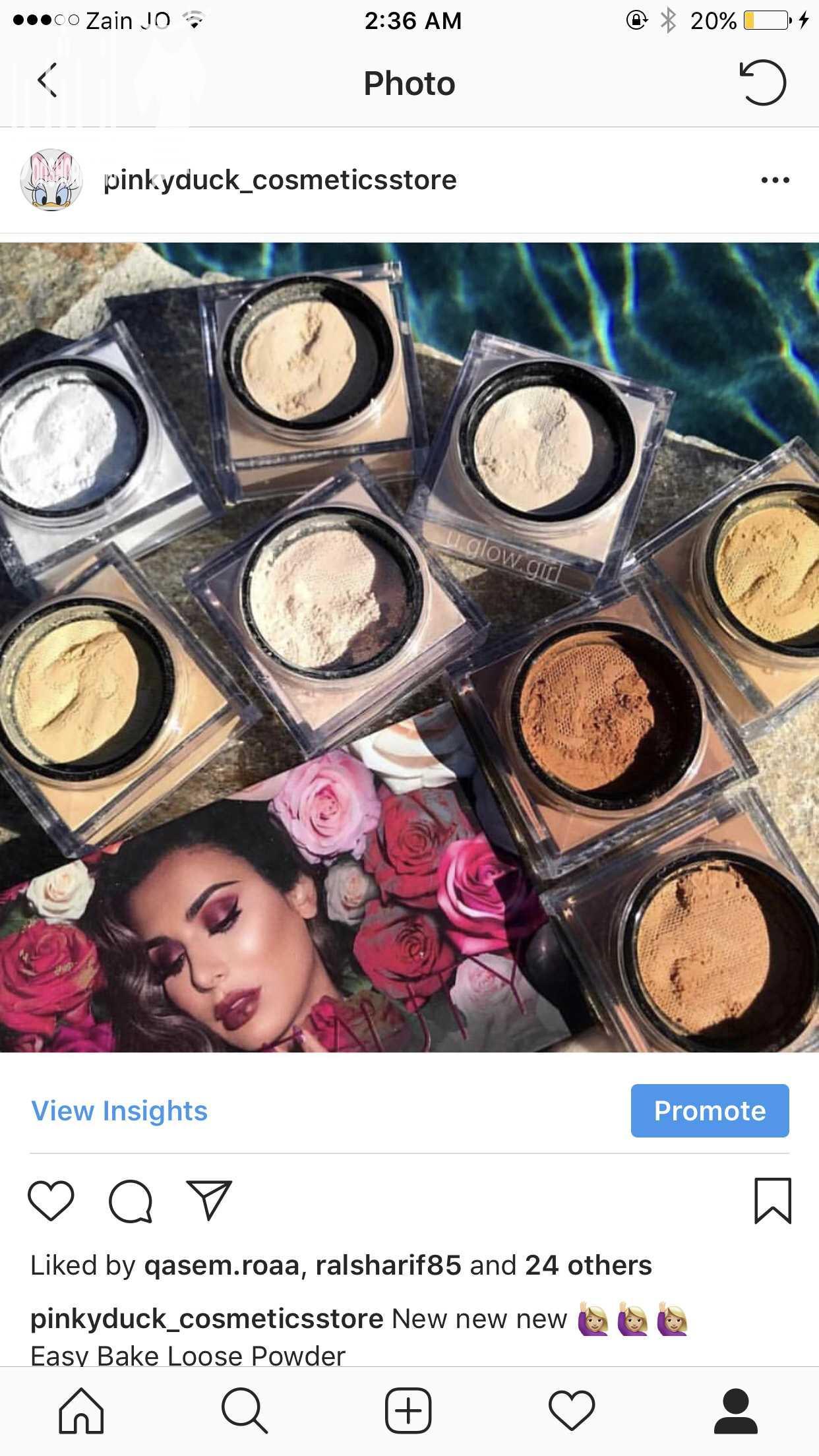 [a]http%3A%2F%2Finstagram.com%2Fpinkyduck_cosmeticsstore[/a] مكياج اصلي فقط من امريكا و اوروبا التوصيل للارن و فلسطين تابعو صفحتنا عالانستغرام و اي استفسار ..تواصلو معنا عالوتسب على هادا الرقم 0799730...
