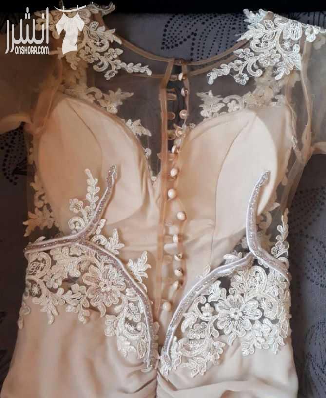 فستان سهرة مستعمل لمرة واحدة فقط ..البيع للضرورة