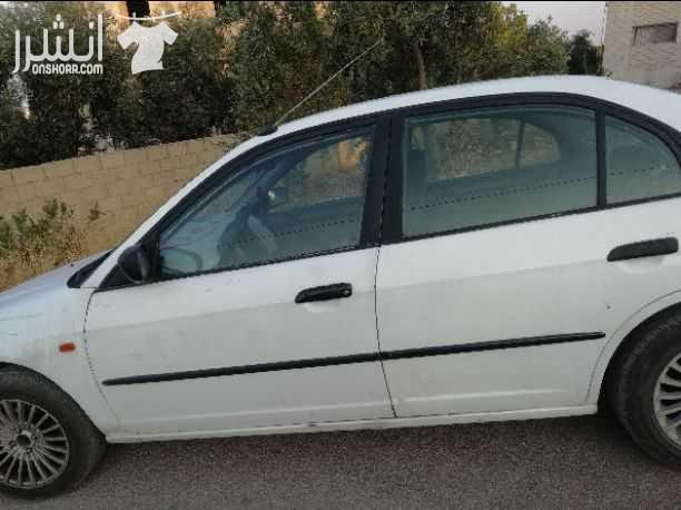 هوندا سيفك 2001 للبيع اتوماتيك لون ابيض الفحص 4 جيد ماتور 1700 كوشوك جديد ترخيص نهايه شهر 8 قزاز يدوي
