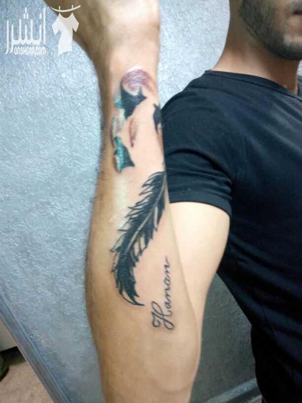 عمل وشم وتاتو بالوان امريكية وعدة الوان للاستفسار ابراهيم 0796386838