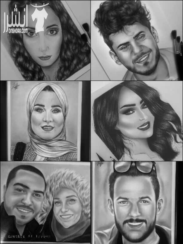 رسم بورترية (أشخاص) حسب الطلب، بأسعار مناسبة. متوفرة خدمة توصيل (لعمّان).   للطلب والإستفسار:  واتساب:  0790695176  فيسبوك : [a]https%3A%2F%2Fwww.facebook.com%2FKawther.portraits%2F[/a]  انستغرام (Dir...