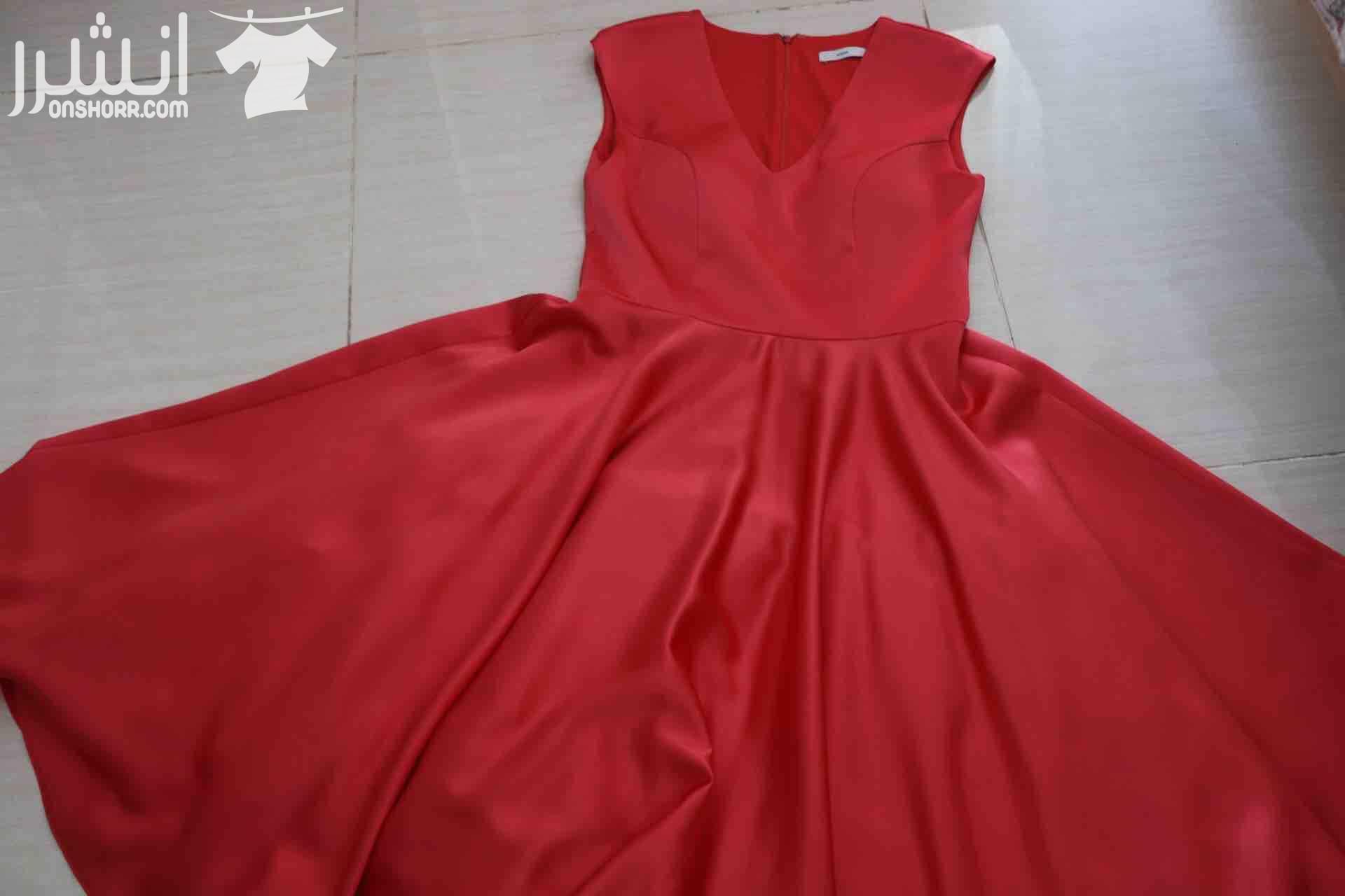 فستان سهره فوشي كلوش ماركة sarar التركيه نمرة 38