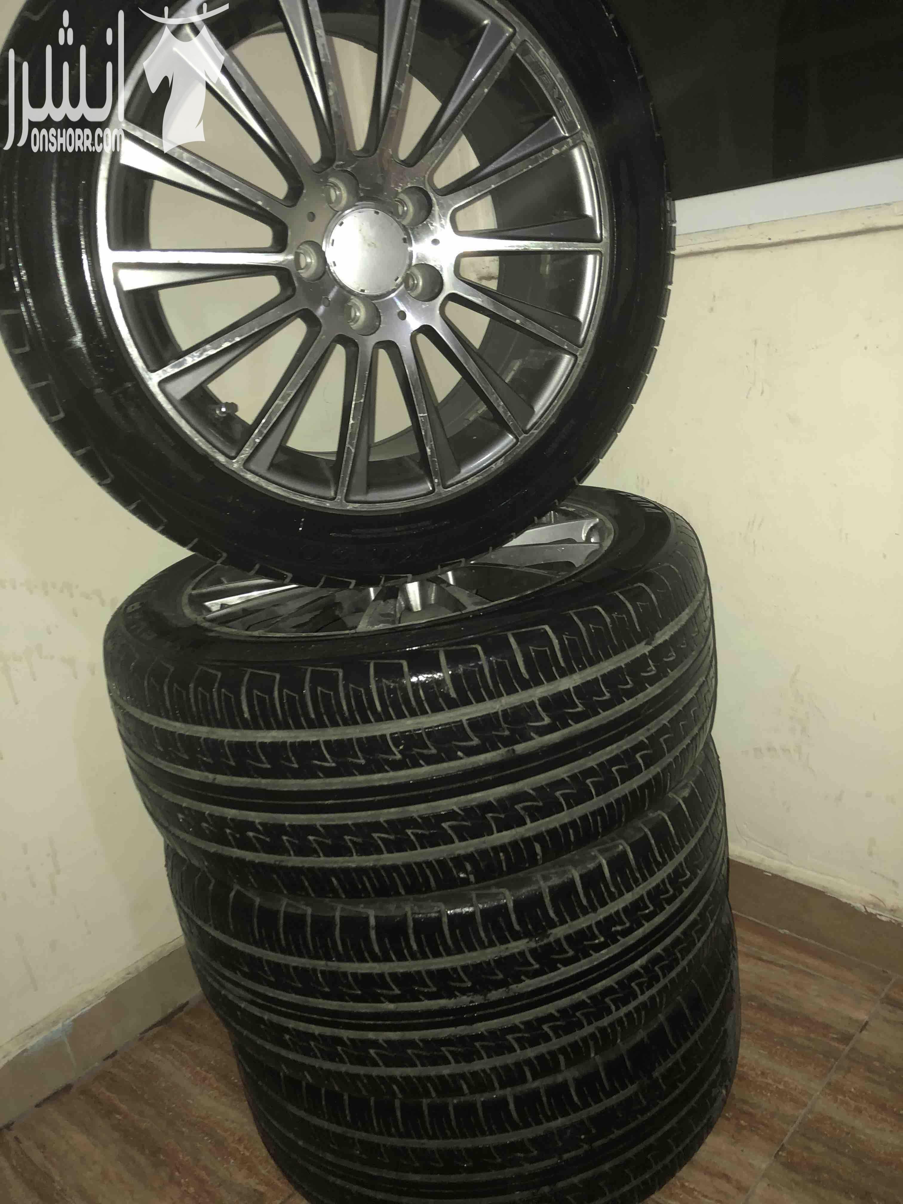 جنط ١٧ وكاااالة كوشوك جدييييد مرسيدس s500