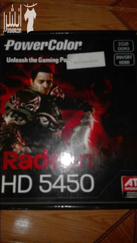كرت شاشة للكمبيوتر  مستعمل بحالة الوكالة ATI Radeon HD 2Giga DDR3