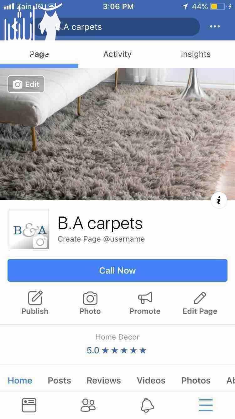 B.A carpets سجاد صوف على الطلب   اختار اللون والحجم والتصميم الي على كيفك بالسعر الي بناسب جميع فئات المجتمع    All kind of collection in your hands  Your home your comfort