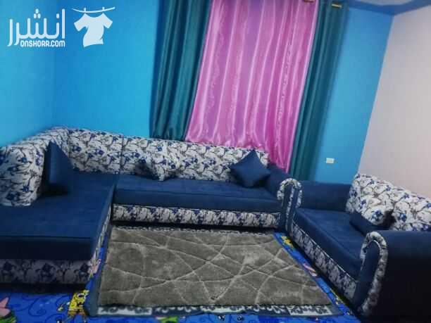كورنر للبيع مسخدم ثلاث شهور مع السجاده