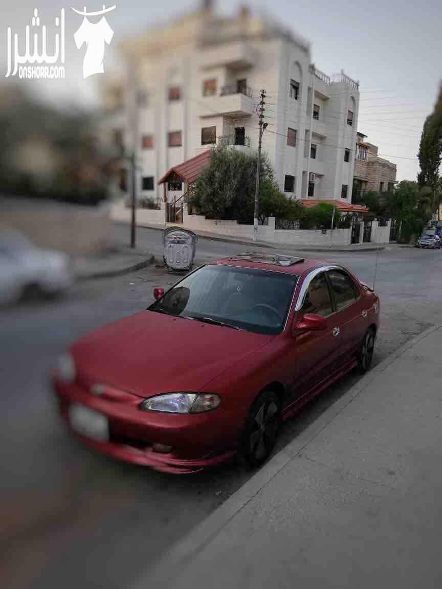 سيارة للبيع هونداي أفانتي موديل ٩٦ ، فحص ٤ جيد ، فرش جلد ، جير عادي ، شاشات عرض خلفية ، مسجل شاشة