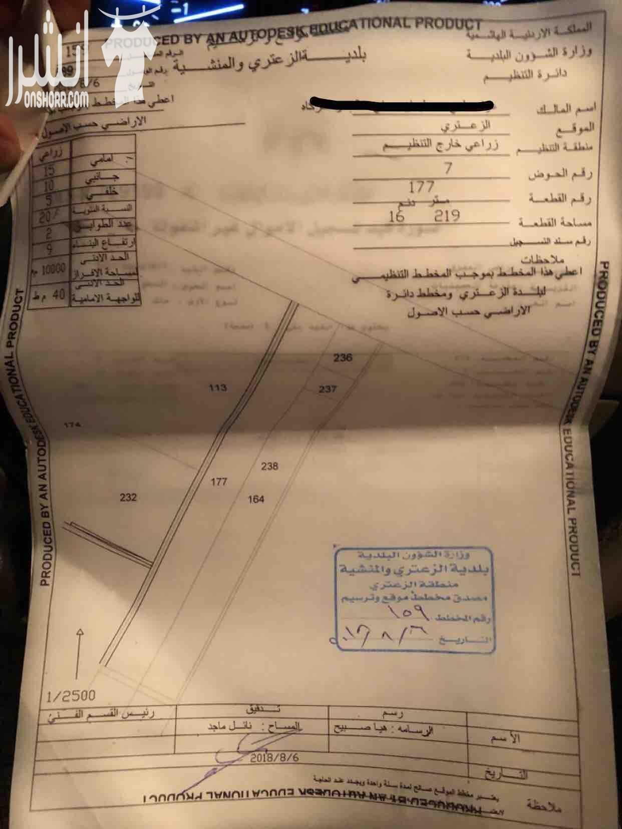 ارض لبيع