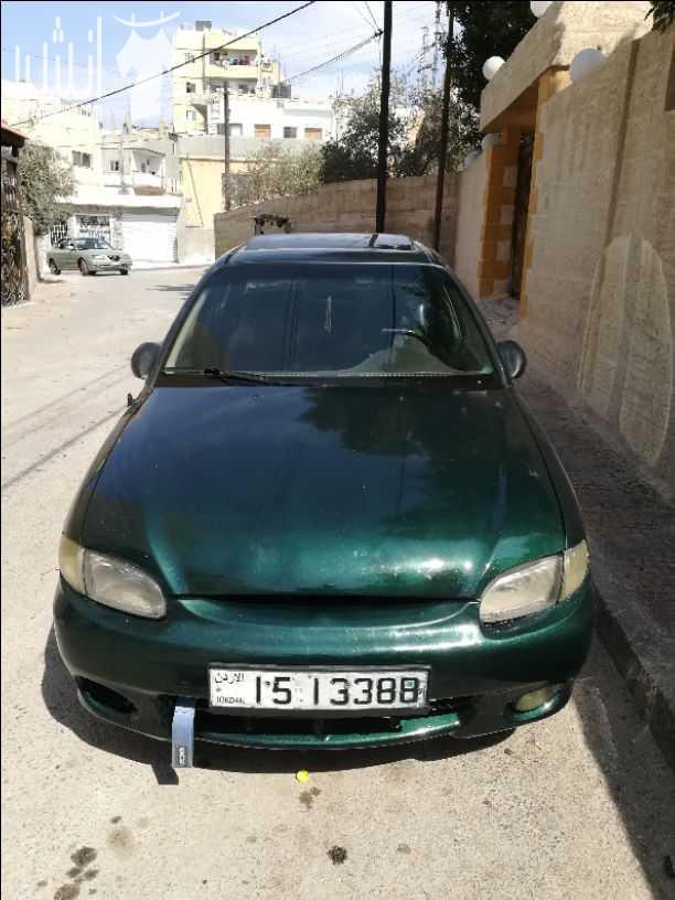 هونداي اكسنت موديل 1997 السياره منفوضه بالكامل ويوجد فيها فتحه بالسقف 3 حركات كرستال فحصها خالي قص قلبان خالي غيار السياره مدهونه من يومين ومرخصه لغايه 31_5_2019 للبيع بسعر 3000 كااش عارف عكوبه 078668...