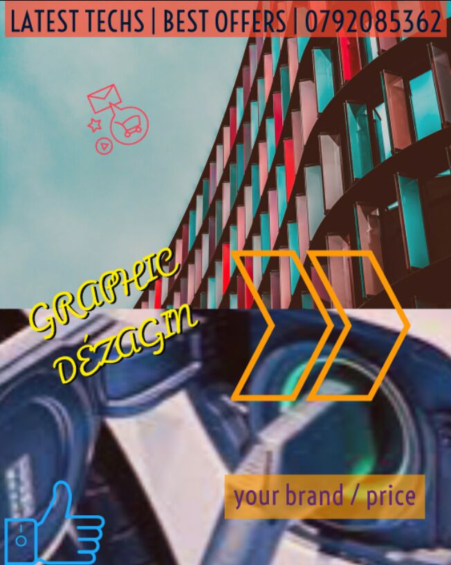 تصميم اعلانات و شعارات و بروشورات بأفكار إبداعية متميزة ومختلفة كليا

إمكانية استتخدامها كإعلانات على منصات التواصل الإجتماعي المختلفة مثل الفيسبوك و التويتر بأعلى رزولوشن و أسرع وقت فالتسليم
الأسعار:...