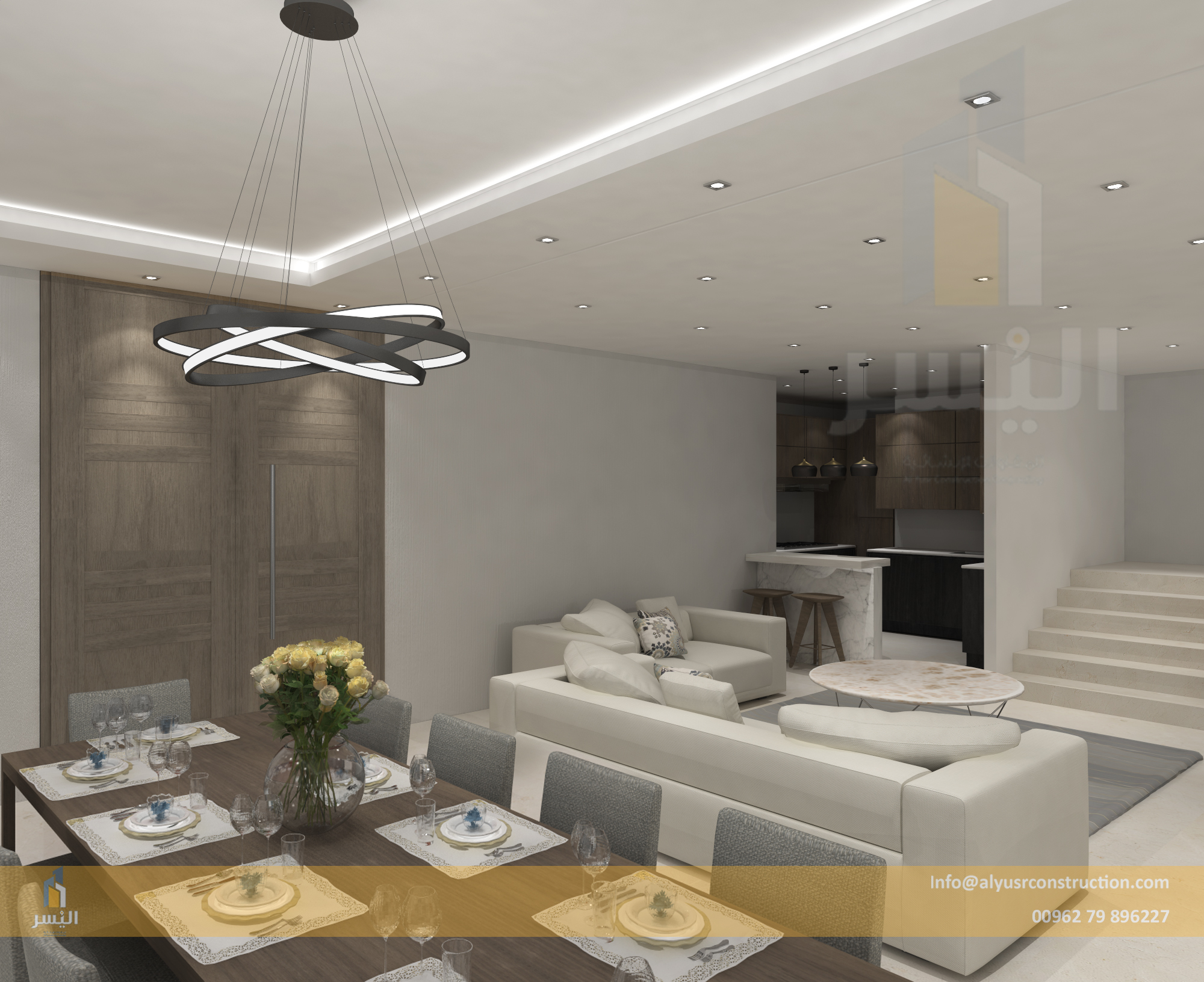 آخر أعمال شركة #اليسر#للمقاولات#الانشائية
نقوم بتصميم مشاريعكم ونستطيع تنفيذها على أرض الواقع باحترافية ودقة عالية وعلى أيدي فريق من الخبراء

&bull; رسم 3D 
&bull; أعمال خارجية و داخلية 
&bull; بناء ع...