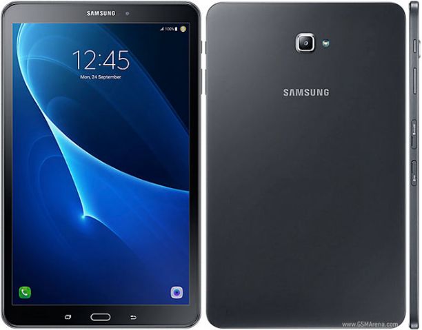 Samsung Galaxy Tab A 2016 
الكفالة: سنة من الوكيل الرسمي BCI

مواصفاته:
1-حجم الشاشة: 10.1 انش
2-حجم الذاكرة: 16جيجا
3-الرام: 2 جيجا
4-خط واحد 4G LTE
5-البطارية: 7300 مل امبير
6-نظام الاندرويد: 7.0
7-...