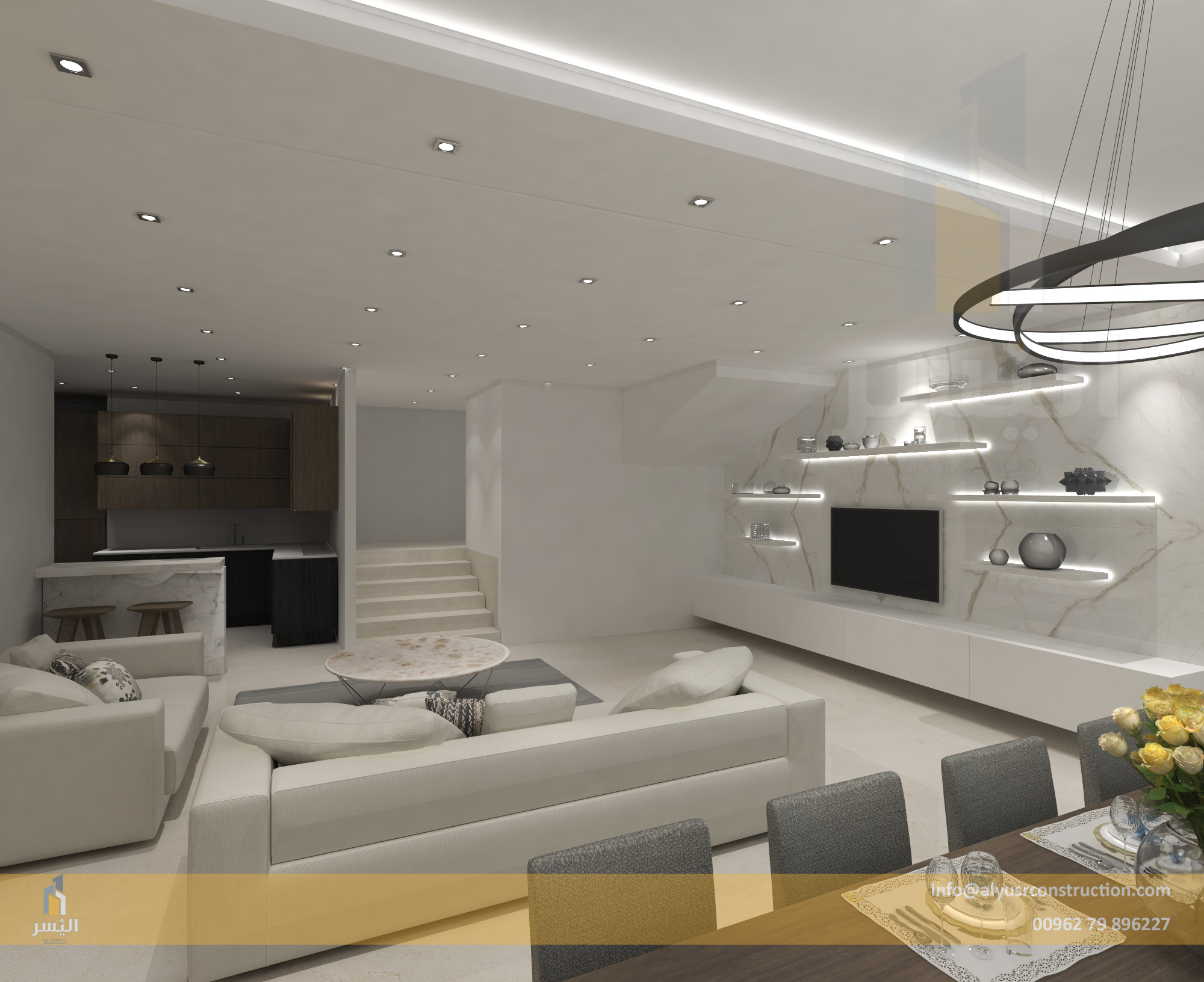 آخر أعمال شركة #اليسر#للمقاولات#الانشائية
نقوم بتصميم مشاريعكم ونستطيع تنفيذها على أرض الواقع باحترافية ودقة عالية وعلى أيدي فريق من الخبراء
• رسم 3D
• أعمال خارجية و داخلية
• بناء ع...