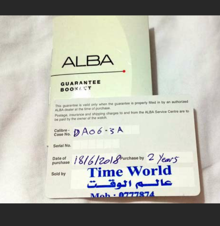 ساعه alba الموديل الجديد2018                                            


	 				لا تنسَ أنك شاهدت هذا الإعلان في عنكبوت            
	 				
                            ساعه alba ديجيتال لون مميز و...