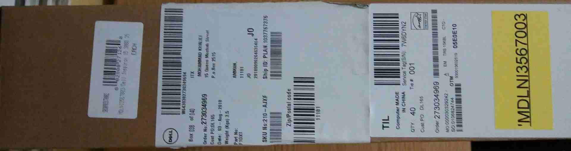 Dell laptop                                            


	 				لا تنسَ أنك شاهدت هذا الإعلان في عنكبوت            
	 				
                            لابتوب dell للبيع بمواصفات 
core i3 ( 7th ge...
