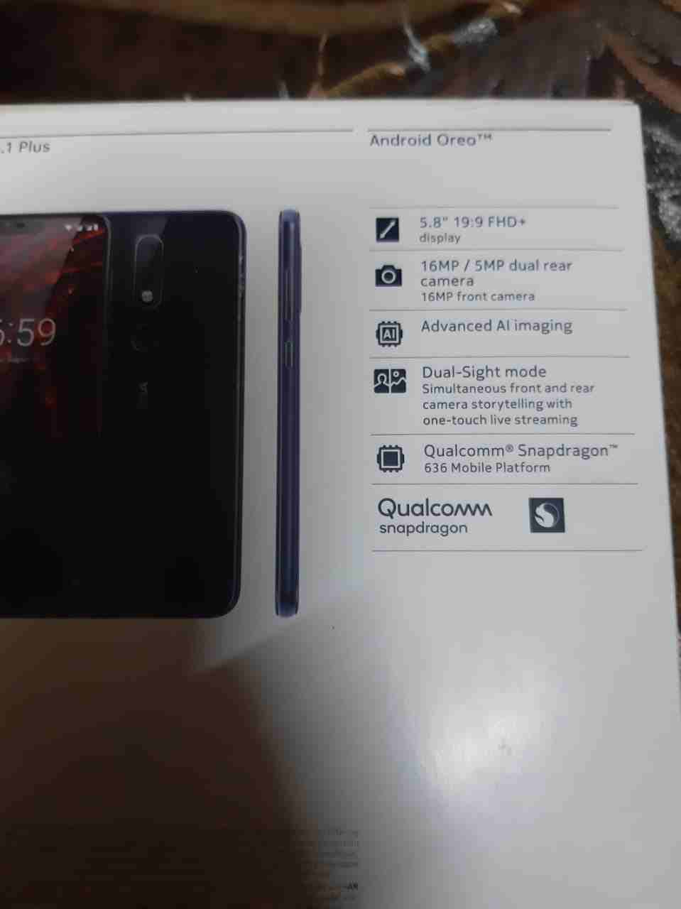 nokia 6.1 plus                                            


	 				لا تنسَ أنك شاهدت هذا الإعلان في عنكبوت            
	 				
                            نوكيا بالكرتونة مواصفاته بالصور للبيع المس...