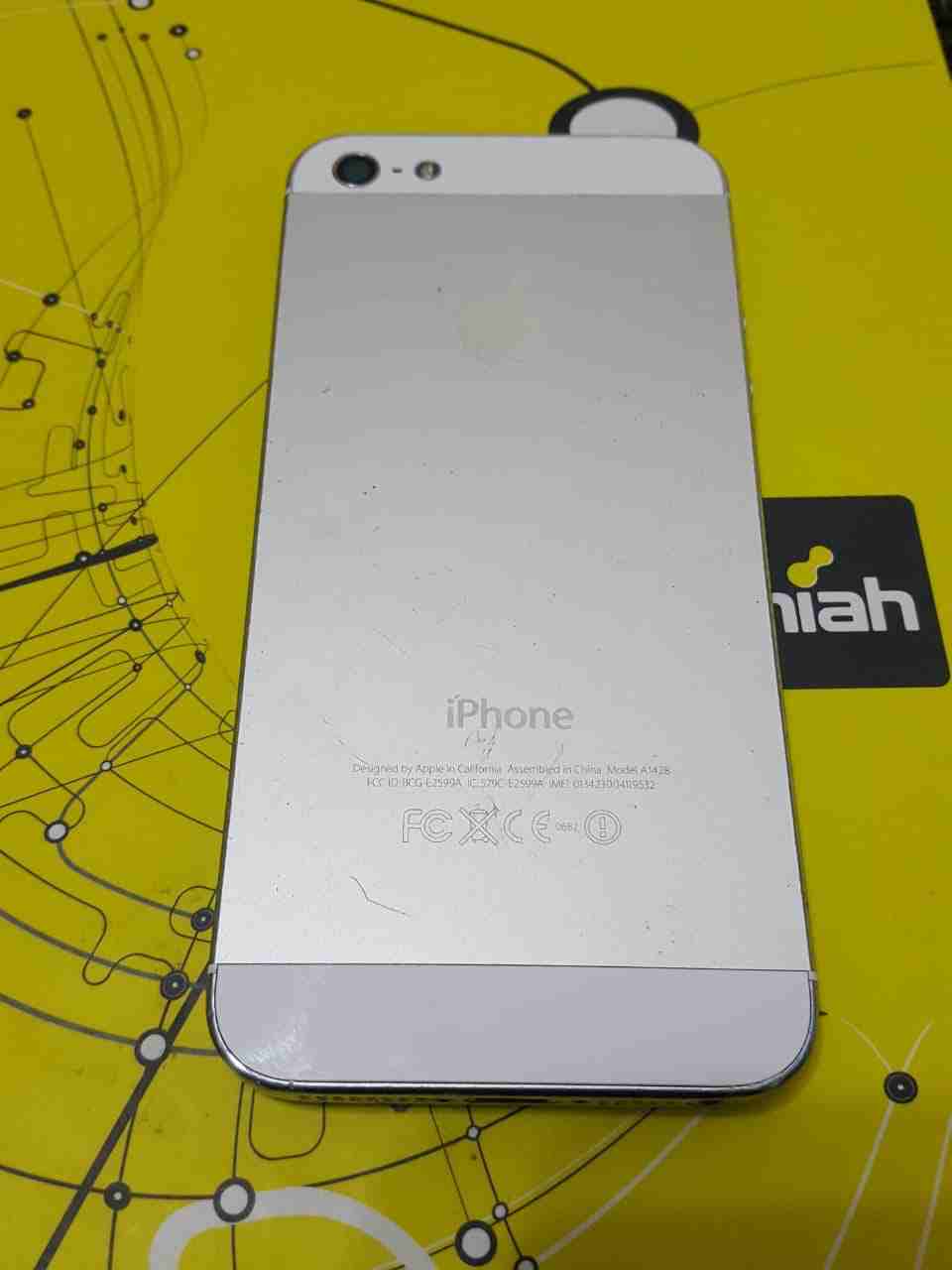 iphone 5 15G in good condition                                            


	 				لا تنسَ أنك شاهدت هذا الإعلان في عنكبوت            
	 				
                            Iohone 5 16G 
الجهاز بحاله...