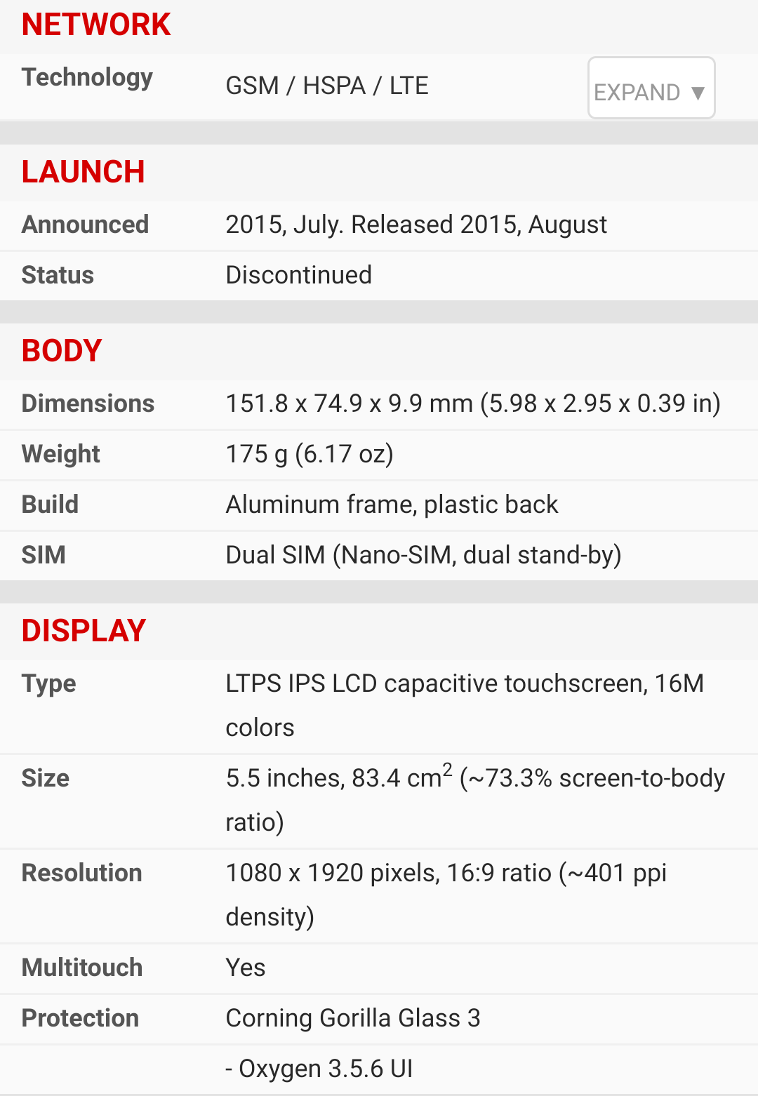 oneplus 2 in good condition                                            


	 				لا تنسَ أنك شاهدت هذا الإعلان في عنكبوت            
	 				
                                fingerprint 64 gb memory...