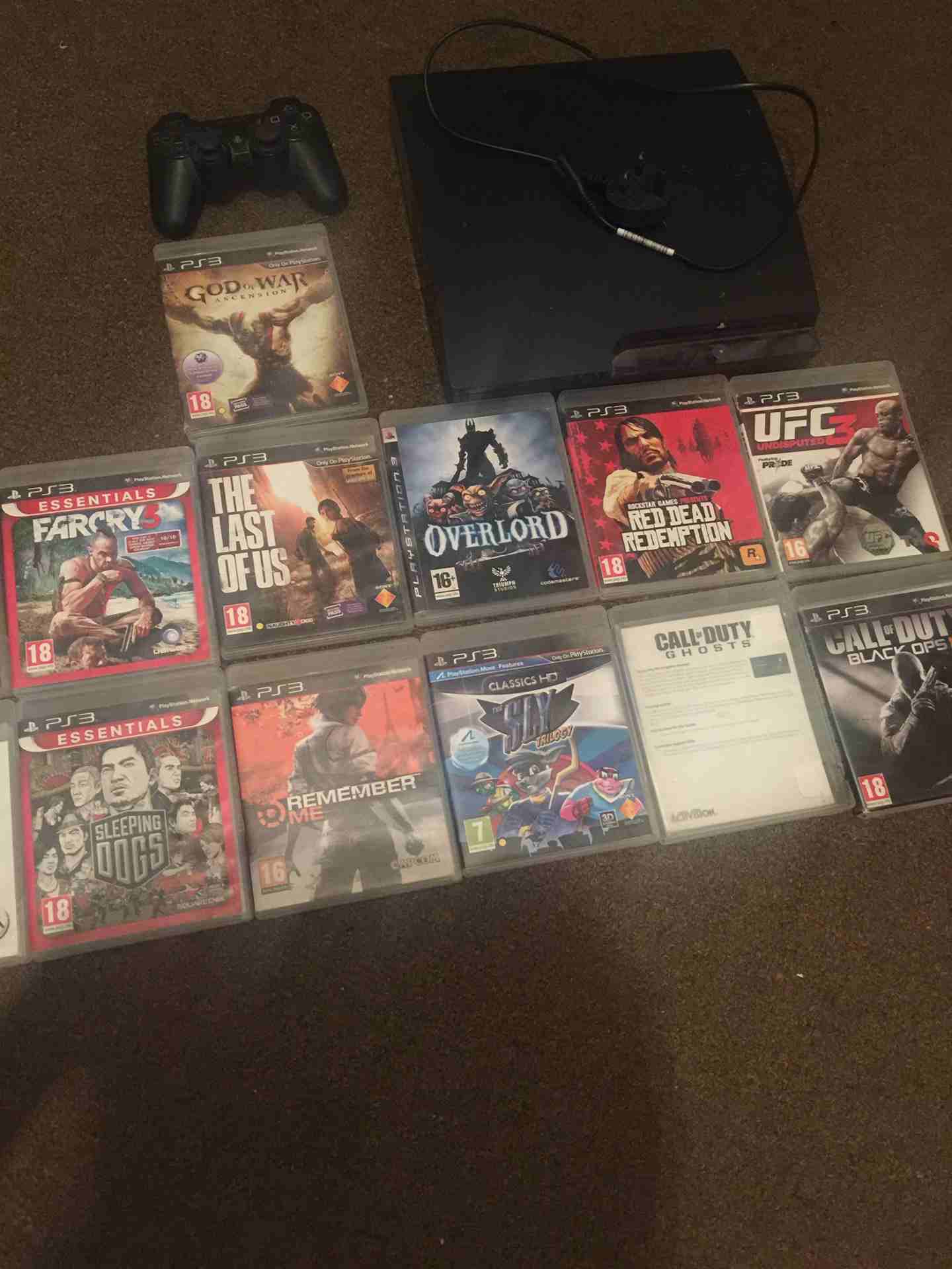 160gb PlayStation 3 بلايستيشن                                            


	 				لا تنسَ أنك شاهدت هذا الإعلان في عنكبوت            
	 				
                            جهاز معه 16 لعبه ومحمل عليه...