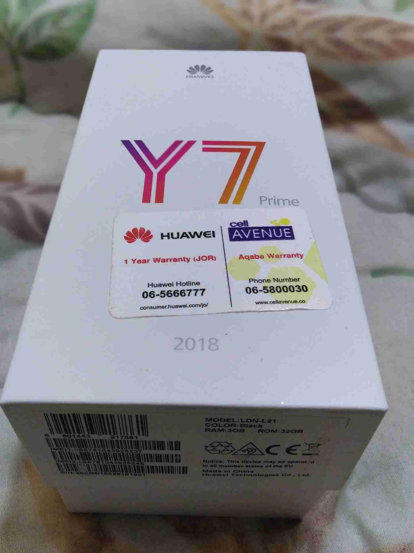 Y7 Prime 2018
لا تنسَ أنك شاهدت هذا الإعلان في عنكبوت
للبدل للبدل
بحالة الوكالة
كامل الأغراض...
