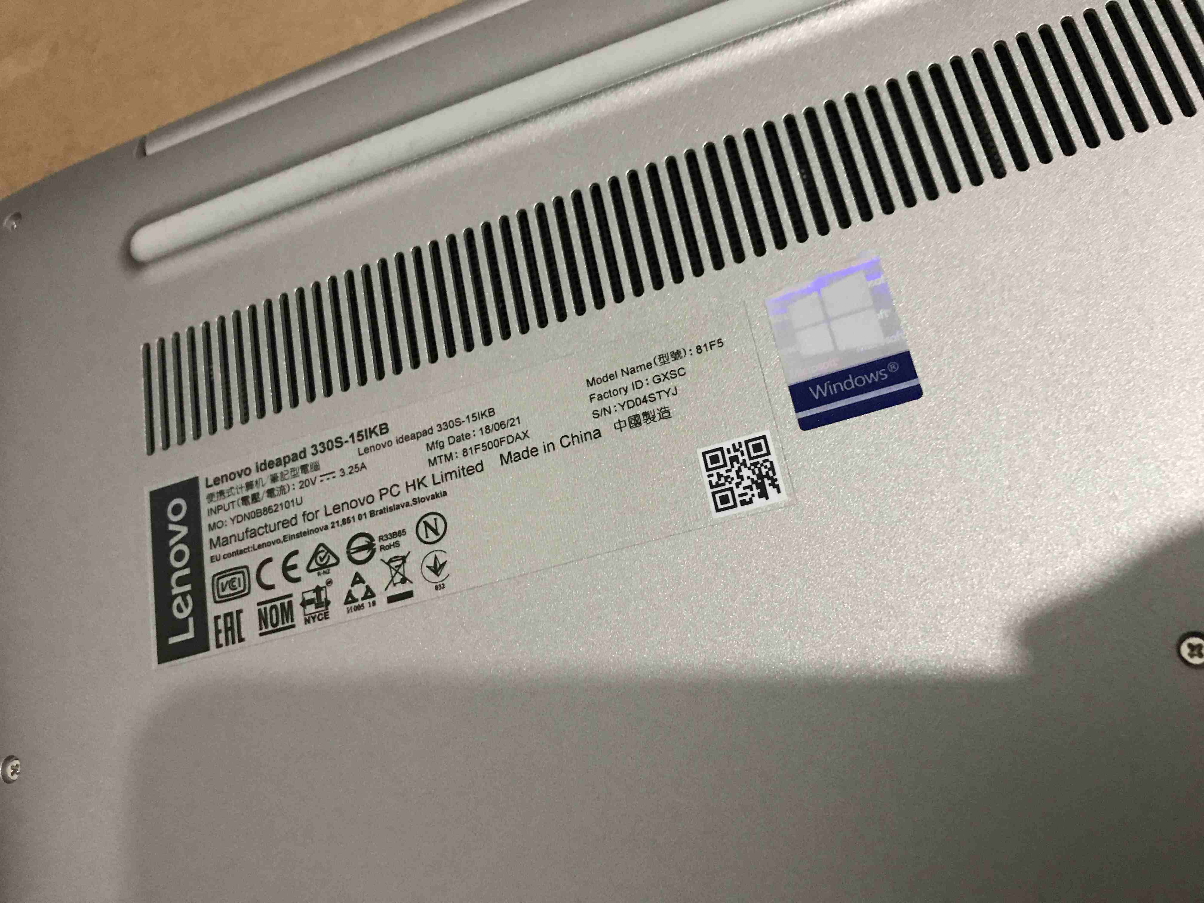 Lenovo IdeaPad 330 Core i5 8Gen Quad Core - Silver
لا تنسَ أنك شاهدت هذا الإعلان في عنكبوت
Lenovo...
