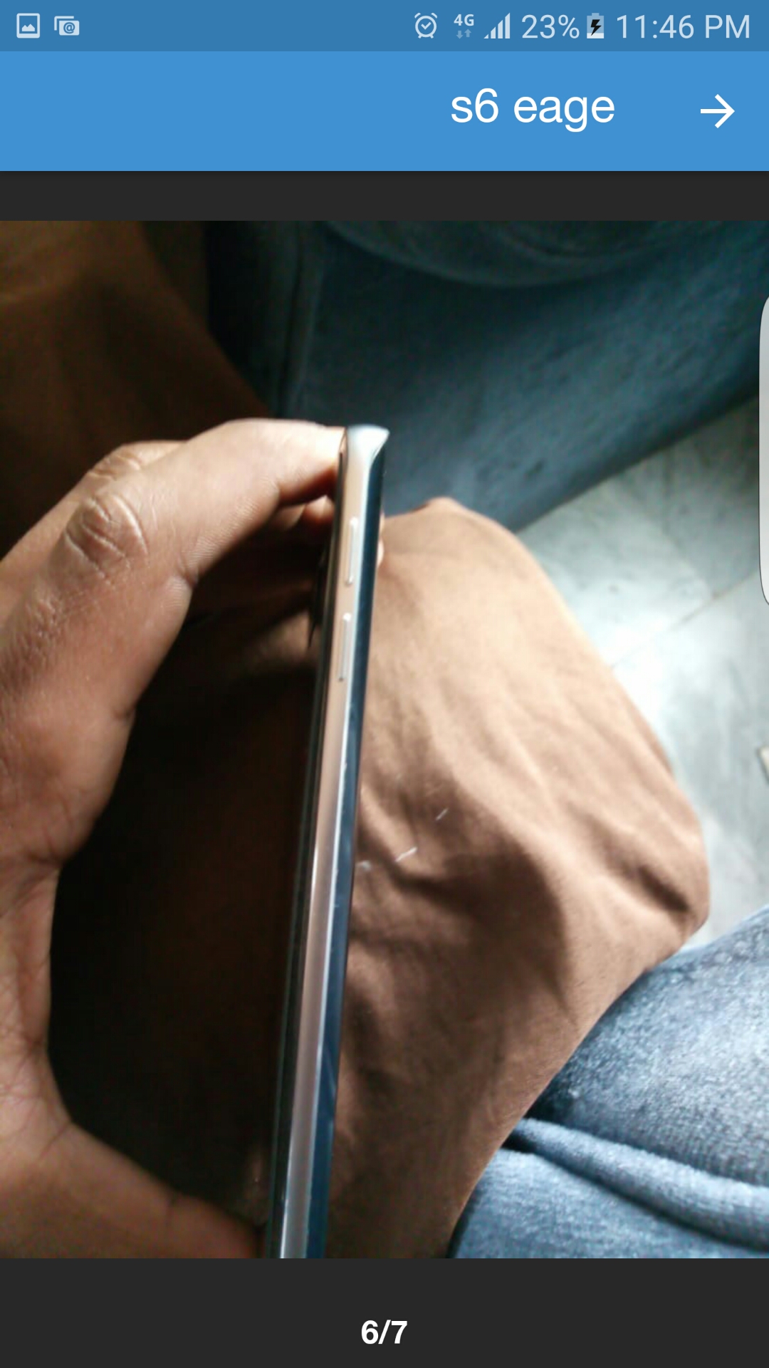 S6 eage
لا تنسَ أنك شاهدت هذا الإعلان في عنكبوت
جهاز بحالة الوكالة ولا نقرة
لونو كحلي
معاه...