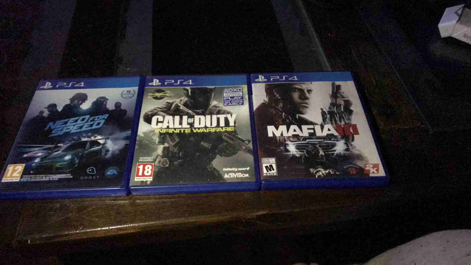 العاب بلايستيشن 4 للبيع                                            


	 				لا تنسَ أنك شاهدت هذا الإعلان في عنكبوت            
	 				
                            Mafia 3 ,need for speed and call...