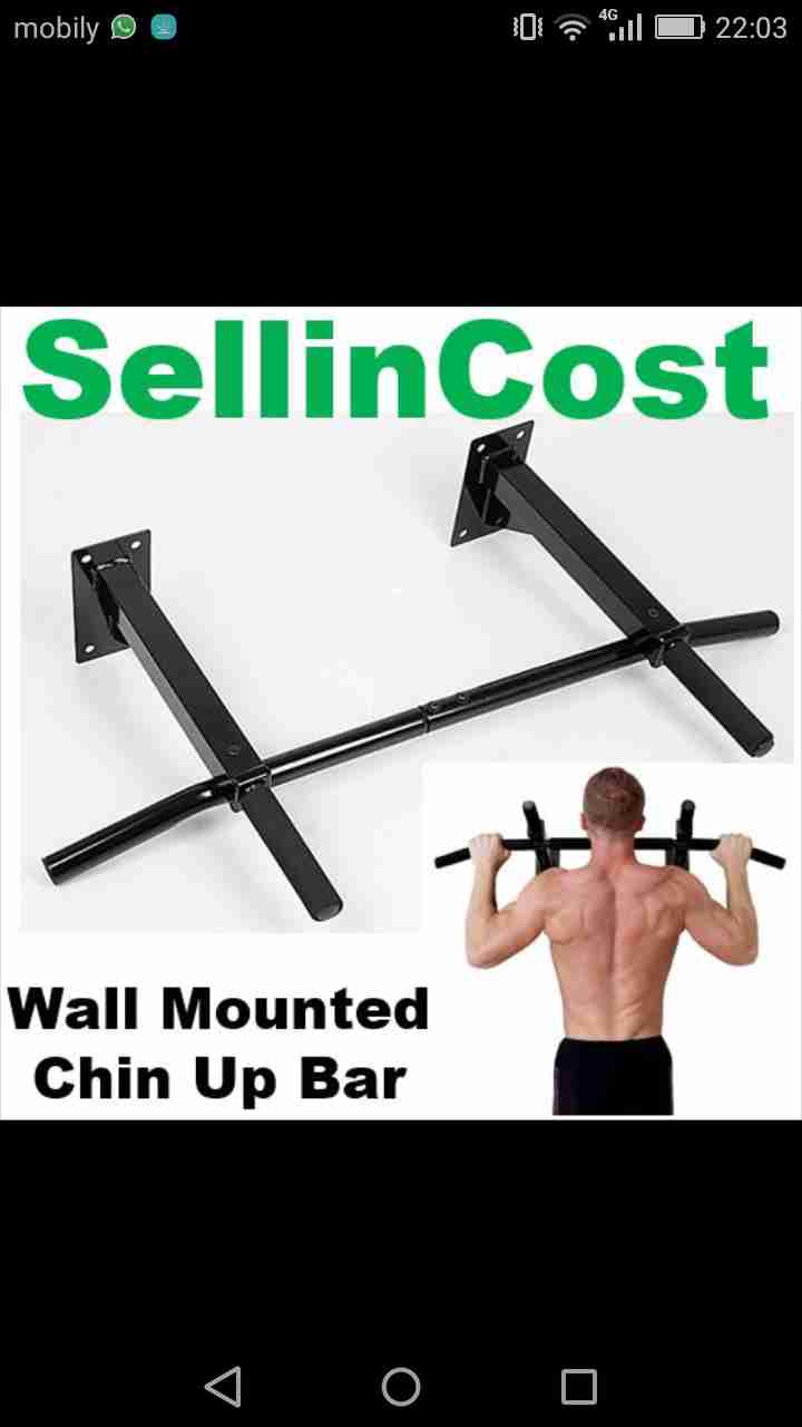 Wall Mountain Pull Up Bar                                            


	 				لا تنسَ أنك شاهدت هذا الإعلان في عنكبوت            
	 				
                                Wall Mountain Pull Up Bar
T...
