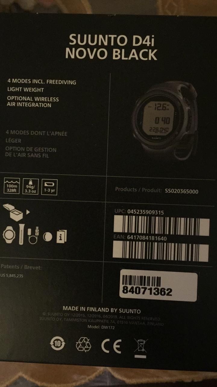 suunto d4i novo new
لا تنسَ أنك شاهدت هذا الإعلان في عنكبوت
كمبيوتر غوص من سانتو موديل d4i no...