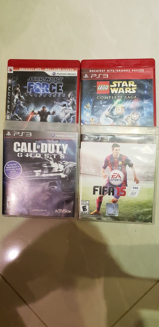PlayStation 3
لا تنسَ أنك شاهدت هذا الإعلان في عنكبوت
جهاز بحالة جيدة جدا 500 GB مع 4 سيديات...