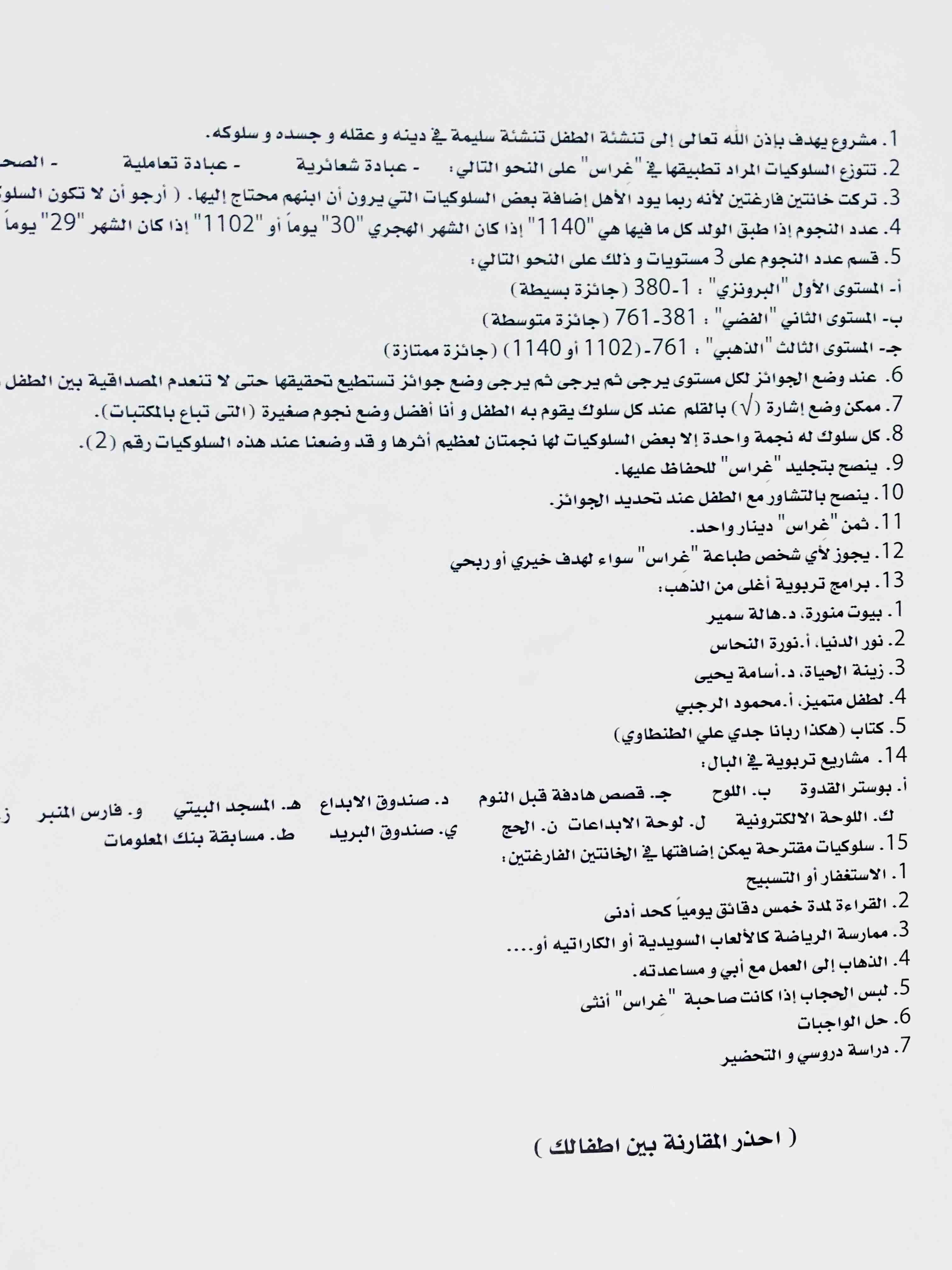 غراس لوحة تعديل سلوك للاطفال                                            


	 				لا تنسَ أنك شاهدت هذا الإعلان في عنكبوت            
	 				
                            (غراس)
لوحة تعديل و تحفيز سل...