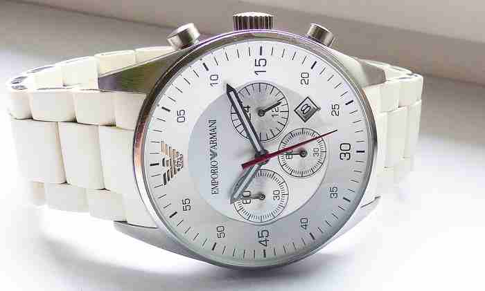 Emporio Armani Watches                                            


	 				لا تنسَ أنك شاهدت هذا الإعلان في عنكبوت            
	 				
                            Silver Dial Stainless Steel White...