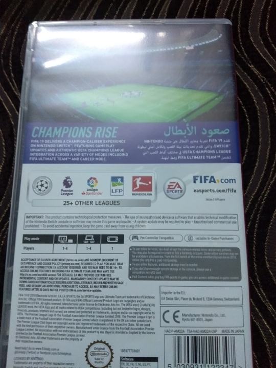 العاب switch للبيع بسعر مغري
لا تنسَ أنك شاهدت هذا الإعلان في عنكبوت
العاب سويتش
فيفا 2019 عر...