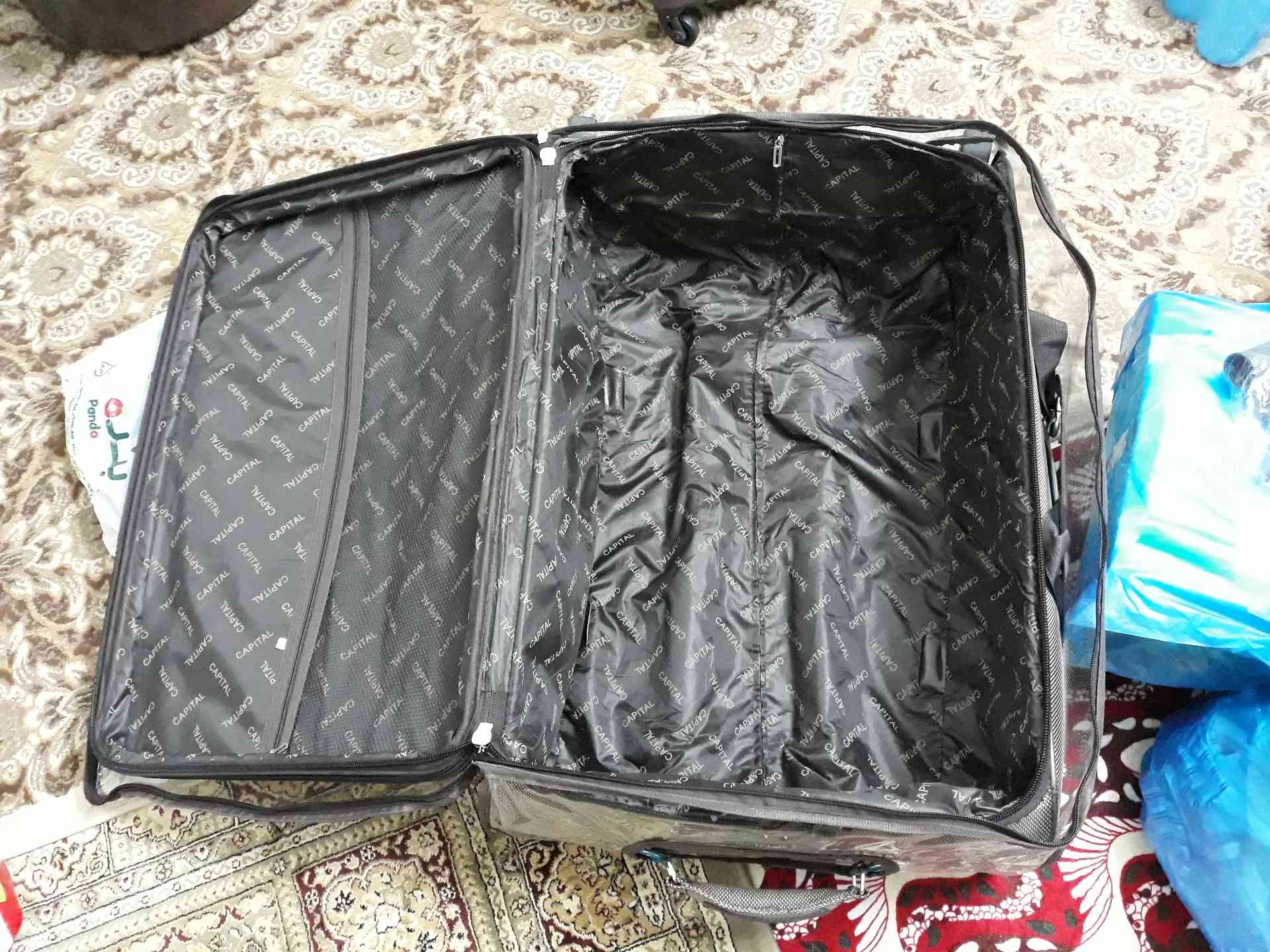 شنطة السفر                                            


	 				لا تنسَ أنك شاهدت هذا الإعلان في عنكبوت            
	 				
                                في حالة ممتازة. بدون أي عيوب.
نظيفة جدا....