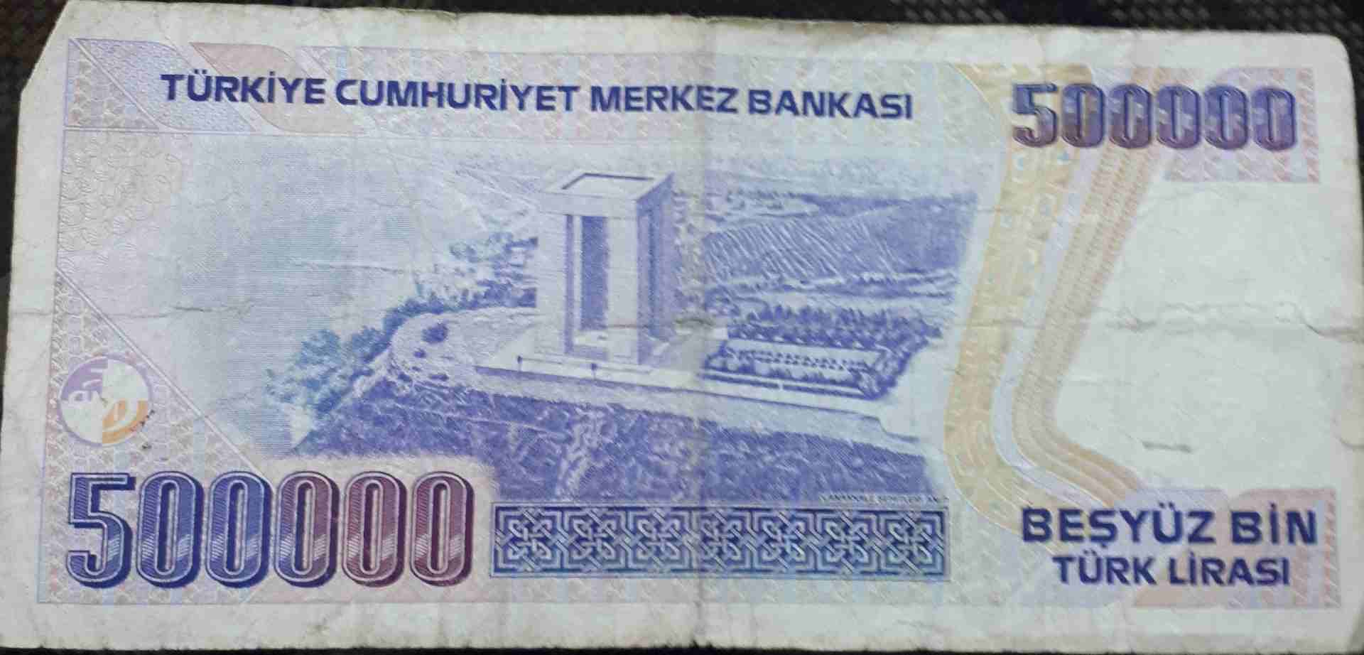 عملة تركية ناااااااااااادرة بقيمه 500.000 ليرة وتاريخية تعود لعام1970                                            


	 				لا تنسَ أنك شاهدت هذا الإعلان في عنكبوت...