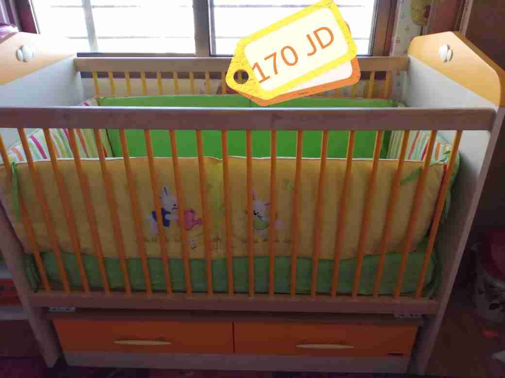 سرير اطفال تركي بحال الجديد للبيع                                            


	 				لا تنسَ أنك شاهدت هذا الإعلان في عنكبوت            
	 				
                                سرير اطفال تركي من...