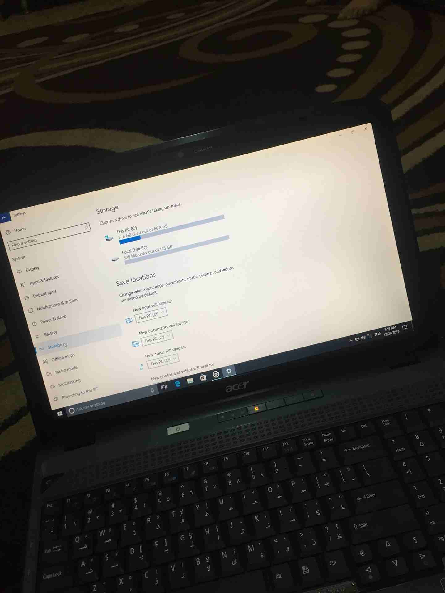 لابتوب ايسر بمواصفات عاليه وبسعر مناسب
لا تنسَ أنك شاهدت هذا الإعلان في عنكبوت
جهاز لابتوب ايسر...