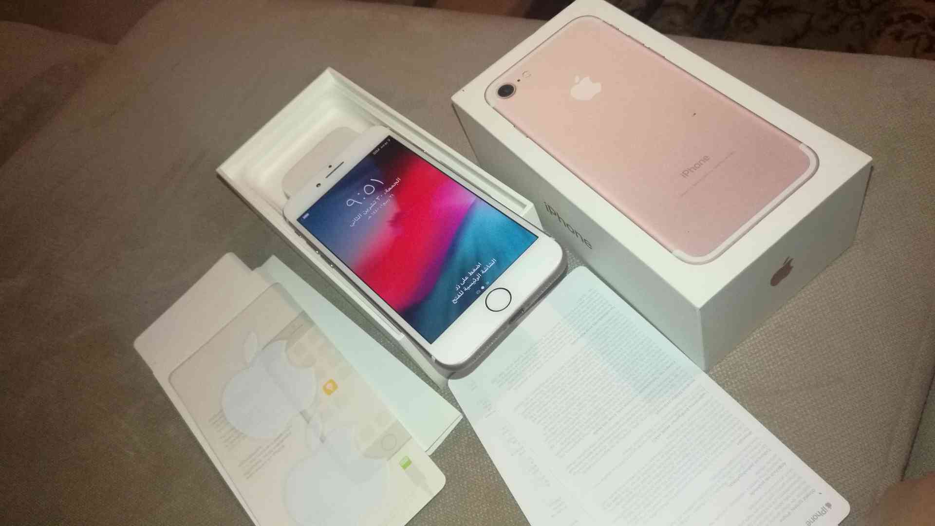 IPhone 7 سعته 256 غيغا                                            


	 				لا تنسَ أنك شاهدت هذا الإعلان في عنكبوت            
	 				
                                الجهاز بحاله ممتازه معاه جميع...