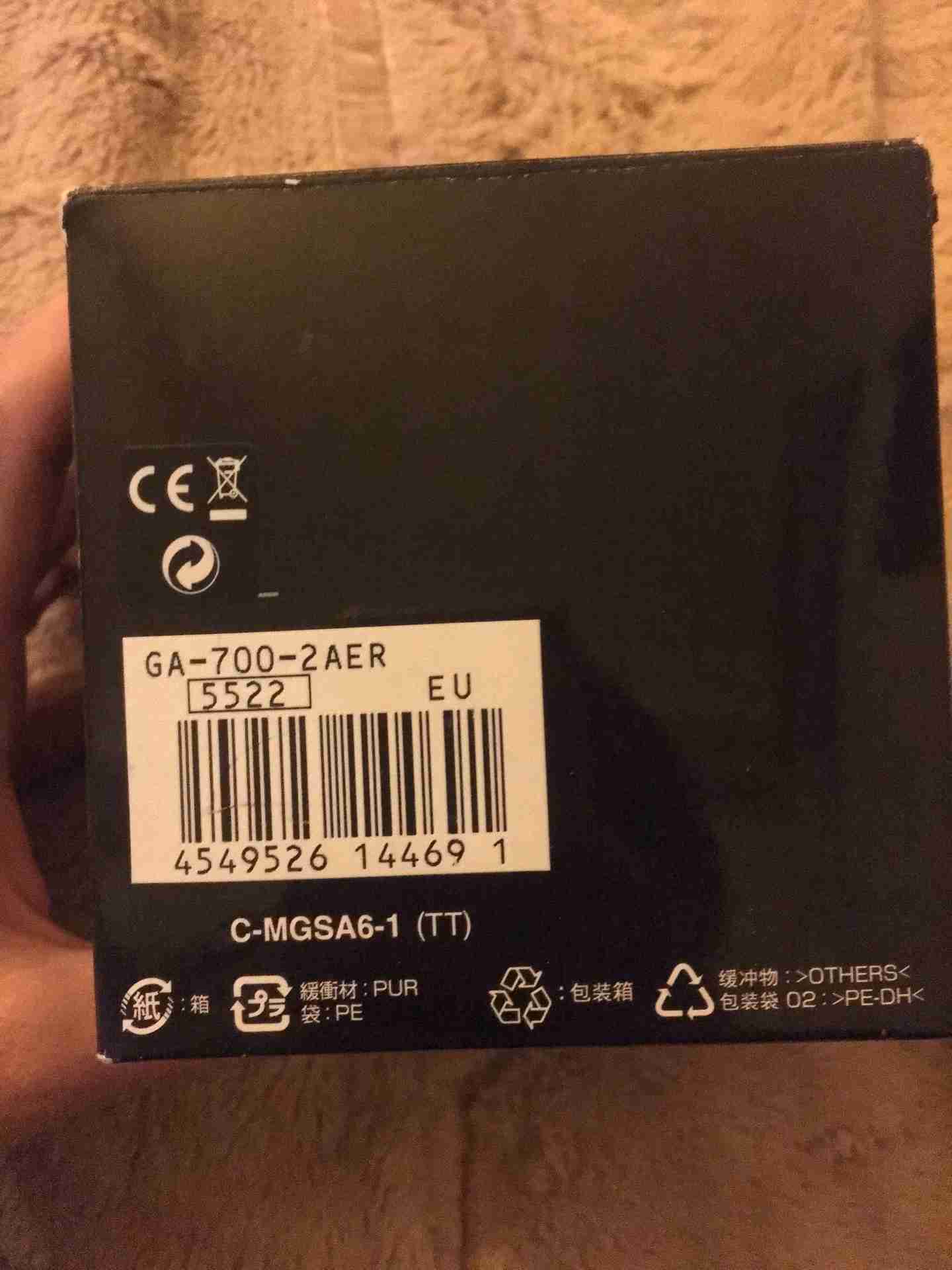 أصلية غير مستعملة (GA-700)
لا تنسَ أنك شاهدت هذا الإعلان في عنكبوت
ساعة جي شوك GA-700(5522) ج...