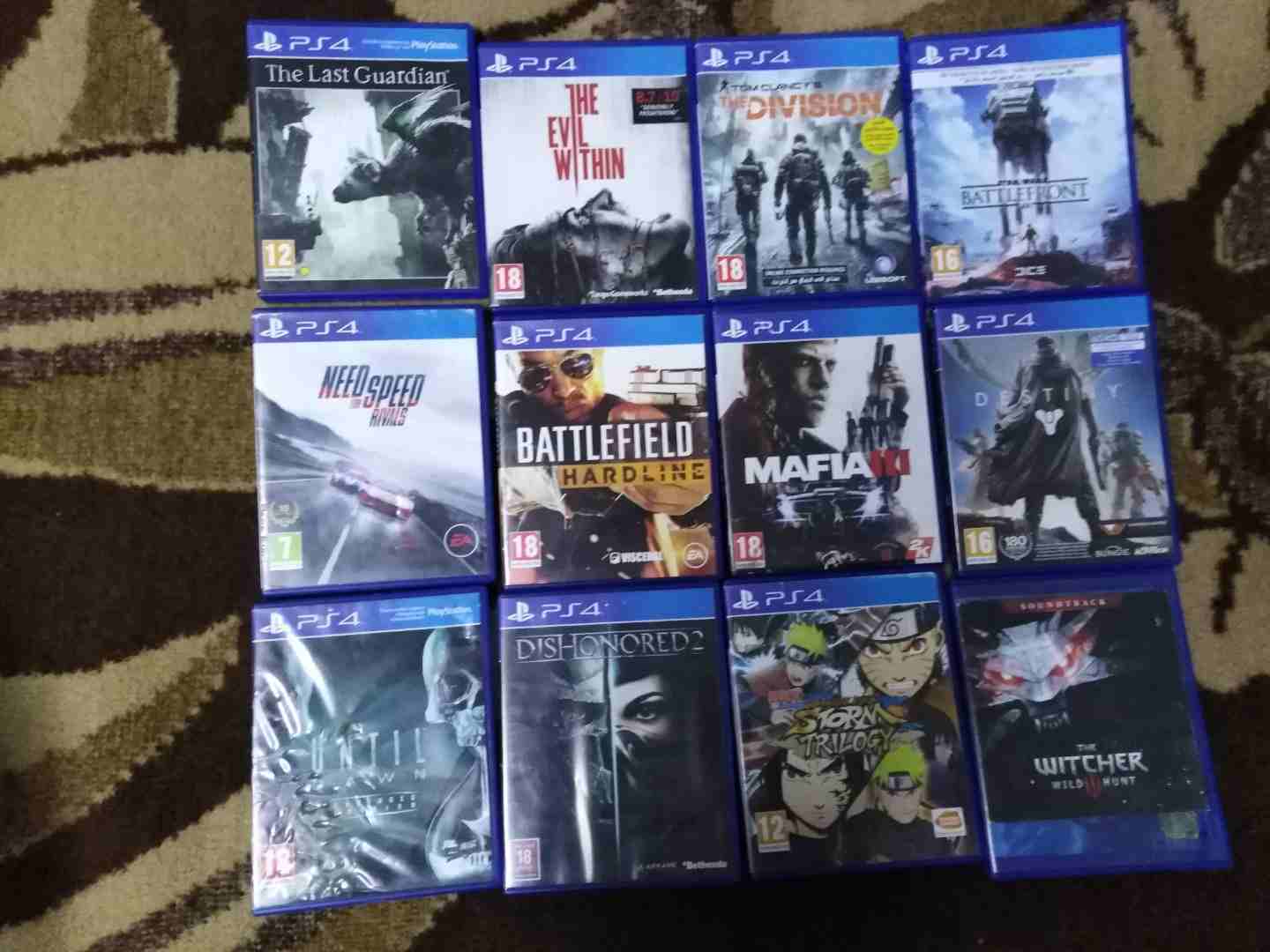 العاب بلايستيشن PS4 Games بحاله ممتازه                                            


	 				لا تنسَ أنك شاهدت هذا الإعلان في عنكبوت            
	 				
                            مجموعة العاب بلايس...