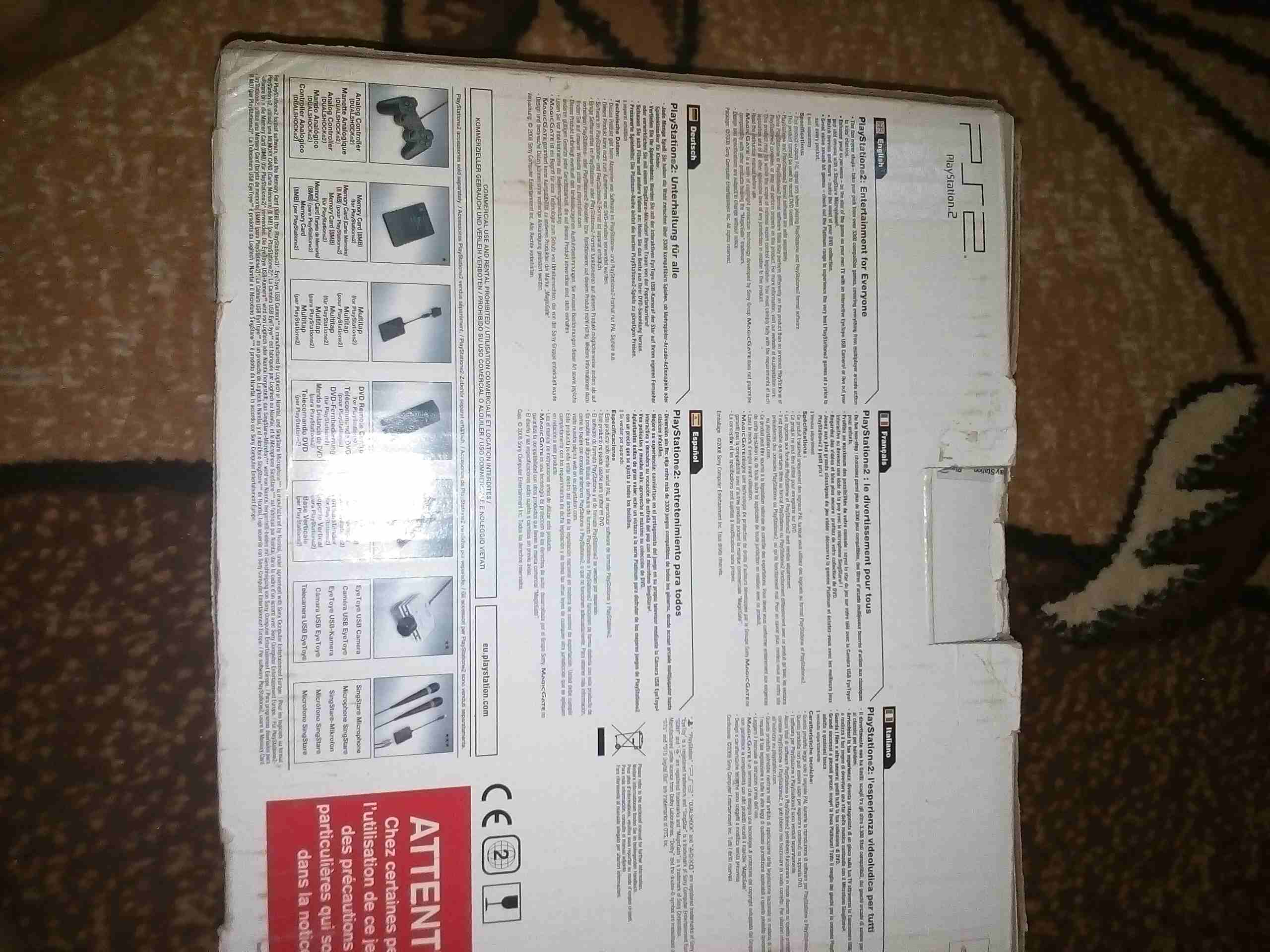 البلاستيشن 2 نضيف ممتاز
لا تنسَ أنك شاهدت هذا الإعلان في عنكبوت
جهاز بصلت على نبي البلاستيشن 2 مع...