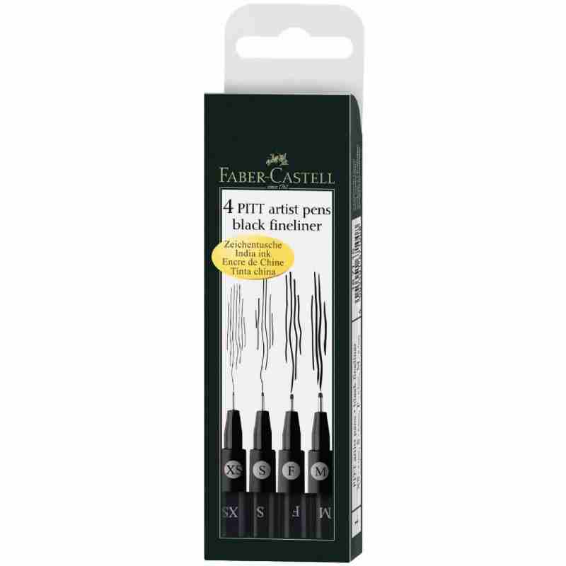 Faber-Castell PITT Artist Fineliner Pen, Black, XS;S:F;M; Brush Fiber Tip                                            


	 				لا تنسَ أنك شاهدت هذا الإعلان في عنكبوت...