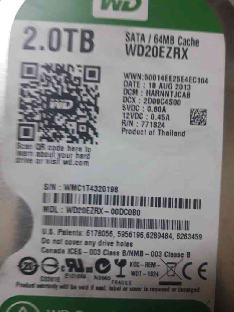 4 هارد ديسك 2 تيرا للبيع بسعر مغري
لا تنسَ أنك شاهدت هذا الإعلان في عنكبوت
بحاله الوكاله على...