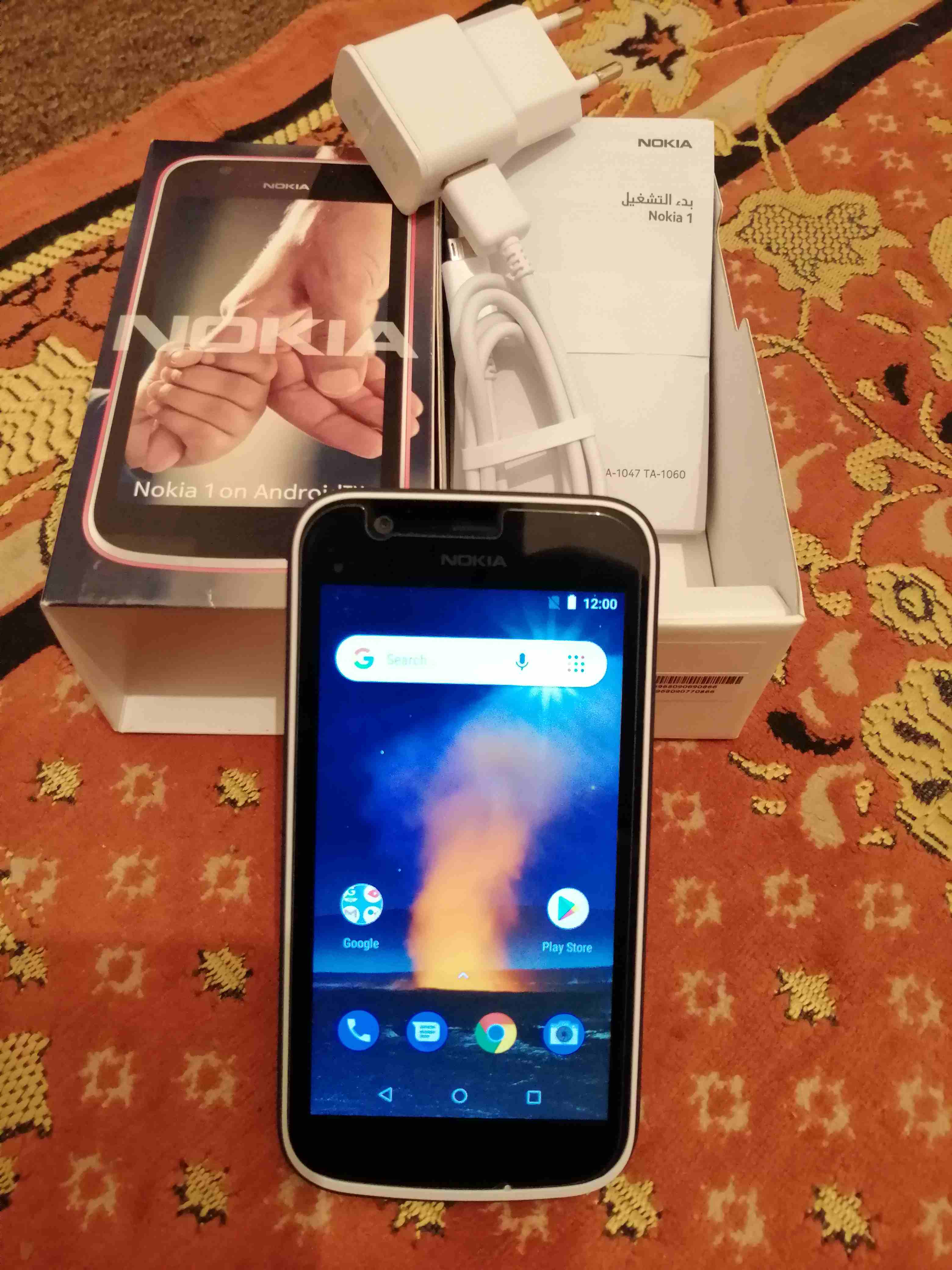 تستخدم إلى حد ما نوكيا 1 بعد البيع شاحن سامسونج وليس سماعة الرأس. <>. Nokia 1
لا تنسَ أنك شاهدت هذا الإعلان في عنكبوت...