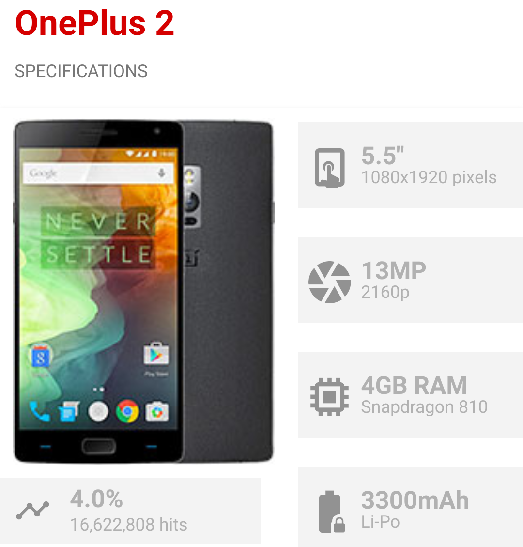 oneplus 2 in good condition
لا تنسَ أنك شاهدت هذا الإعلان في عنكبوت
fingerprint 64 gb memory...