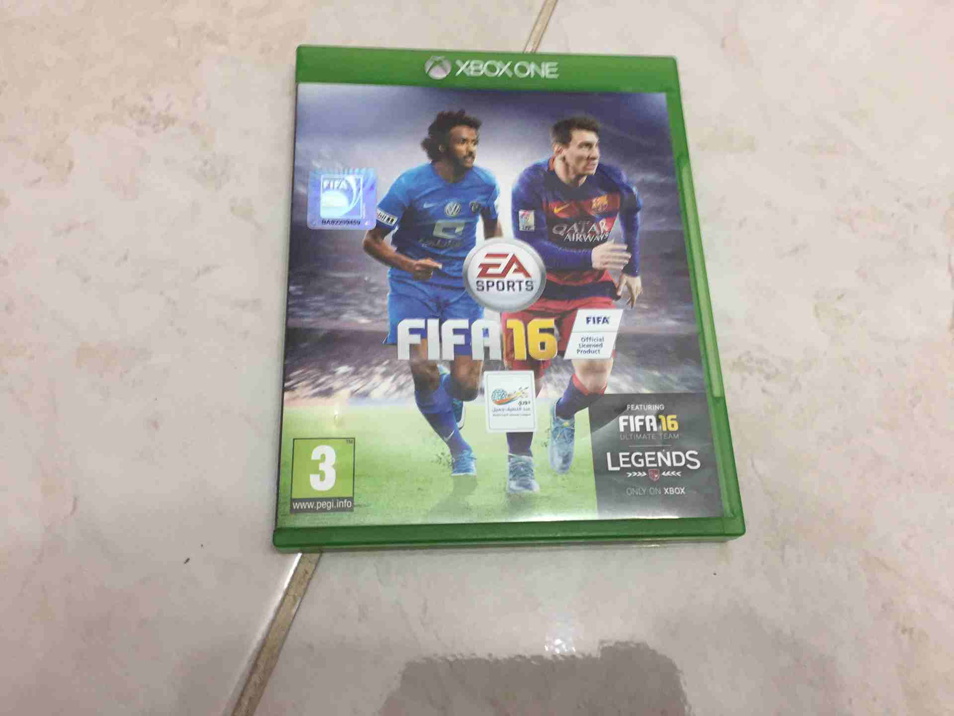 fifa 16                                            


	 				لا تنسَ أنك شاهدت هذا الإعلان في عنكبوت            
	 				
                            Fifa 16 for Xbox one و حالتها جيدة...
