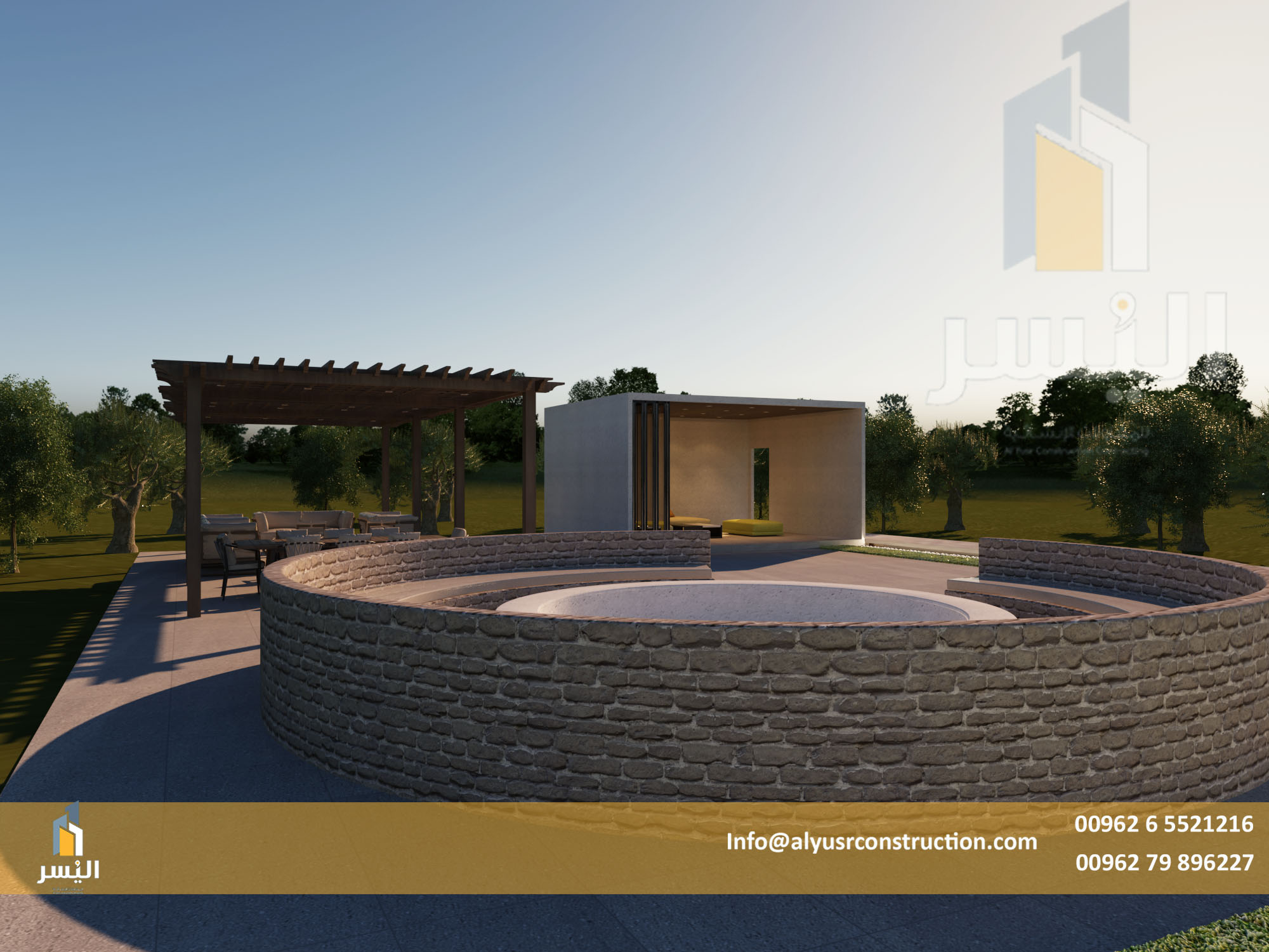 أحد أعمال شركة #اليسر#للمقاولات#الانشائية
نقوم بتصميم مشاريعكم ونستطيع تنفيذها على أرض الواقع باحترافية ودقة عالية وعلى أيدي فريق من الخبراء
• رسم 3D
• أعمال خارجية و داخلية
• بناء ع...