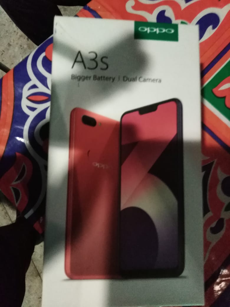 اوبو A3s مساحه 16 رام2 استعمال شهر واحد فقط
لا تنسَ أنك شاهدت هذا الإعلان في عنكبوت
الحاله جد...