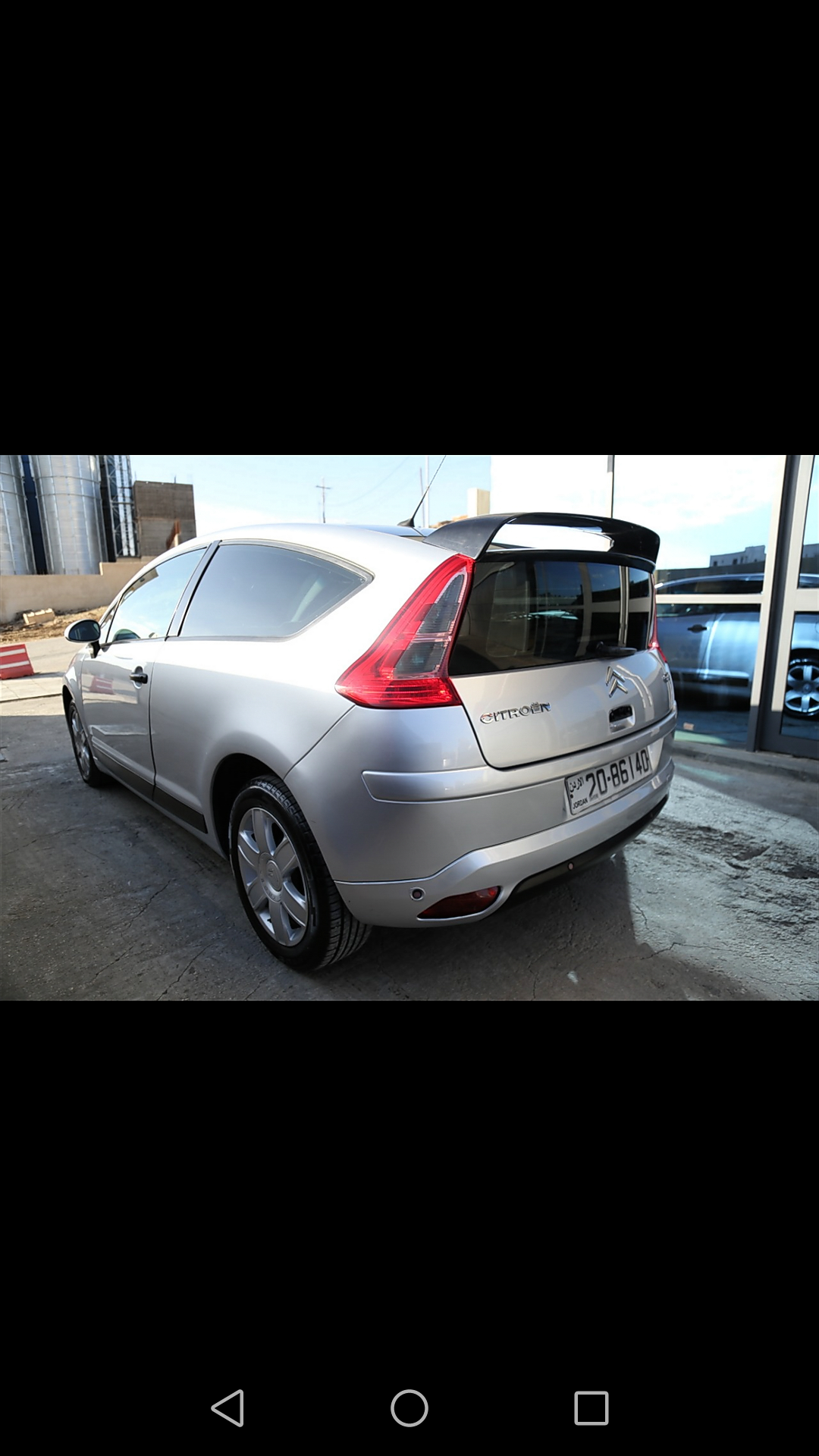 citroen coupe c4 قير عادي                                            


	 				لا تنسَ أنك شاهدت هذا الإعلان في عنكبوت            
	 				
                                2007 كوبيه بحالة الوكالة
قي...