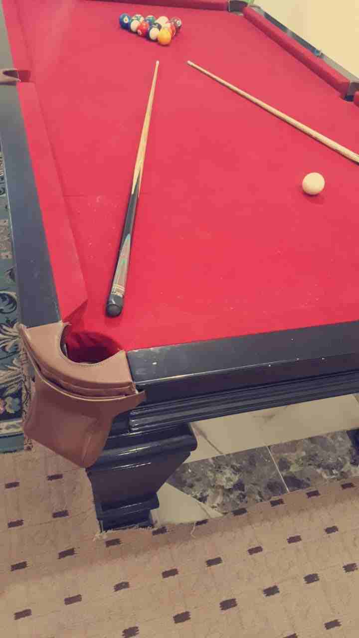 طاولة بلياردو بحاله ممتازه
لا تنسَ أنك شاهدت هذا الإعلان في عنكبوت
طاولة بلياردو حجم كبير 9 قدم ....